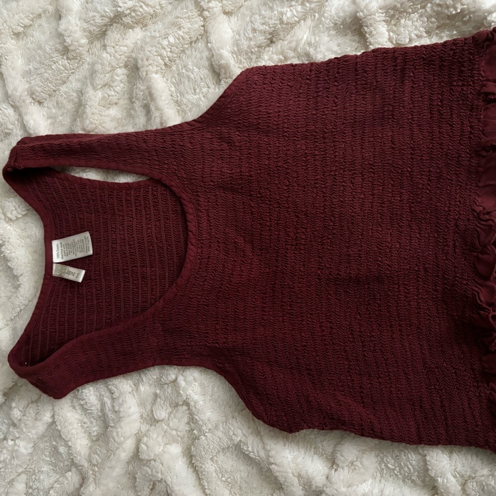 thrifted racerback tank